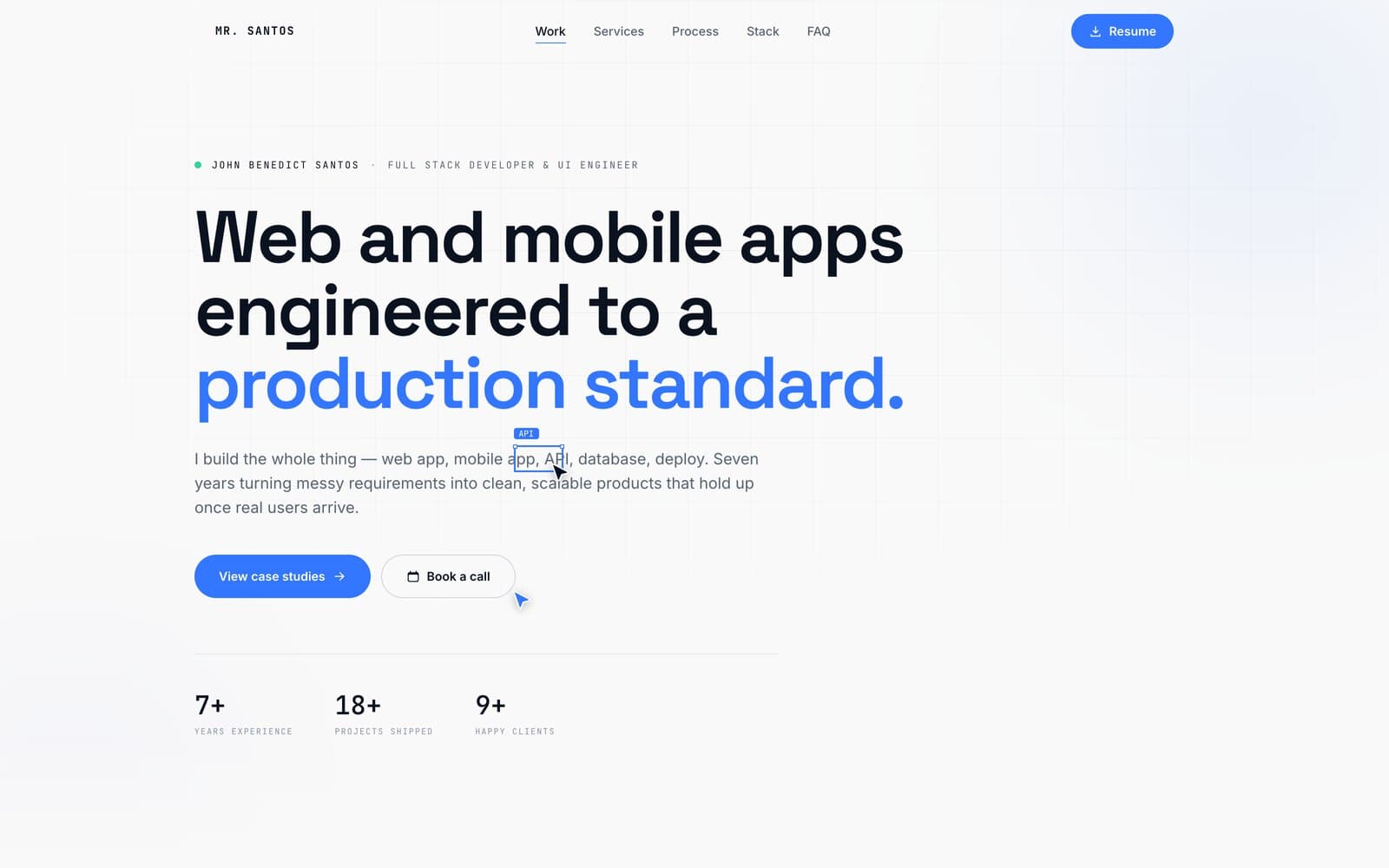 Portfolio Website — Marketing Site